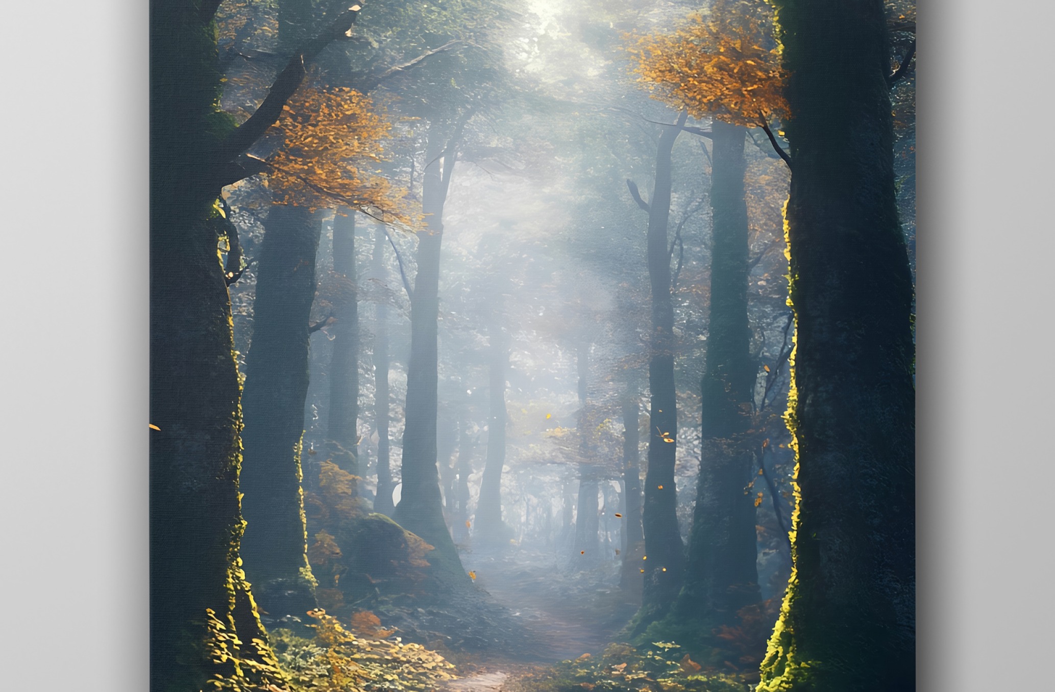 Ormanda Patika Dekoratif Kanvas Tablo, Duvar Dekoru M0023